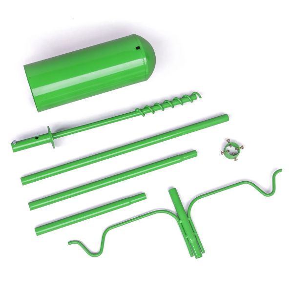 Complete Pole Package with 2 Arms & Baffle Green
